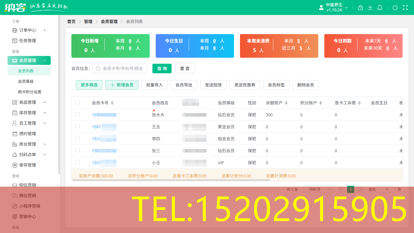 中医馆积分系统